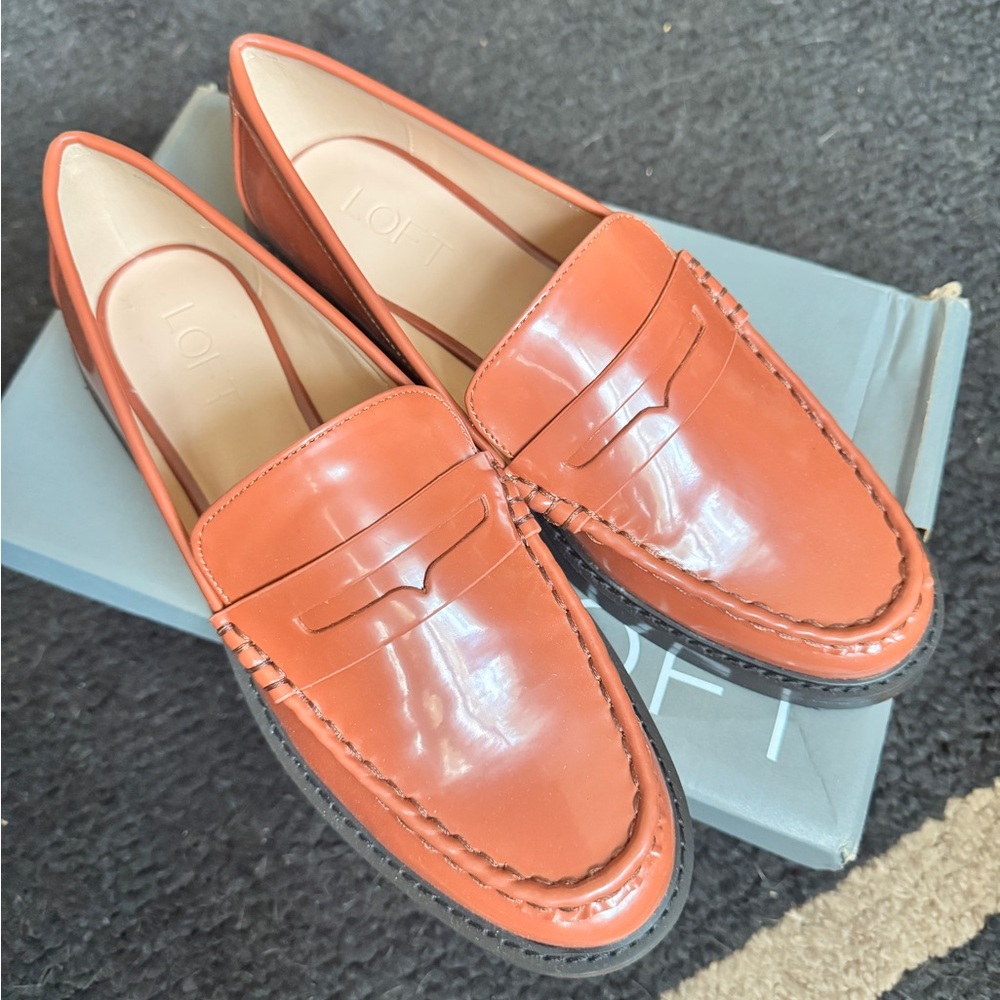 LOFT Patent Leather Loafers - Picture 3 of 6